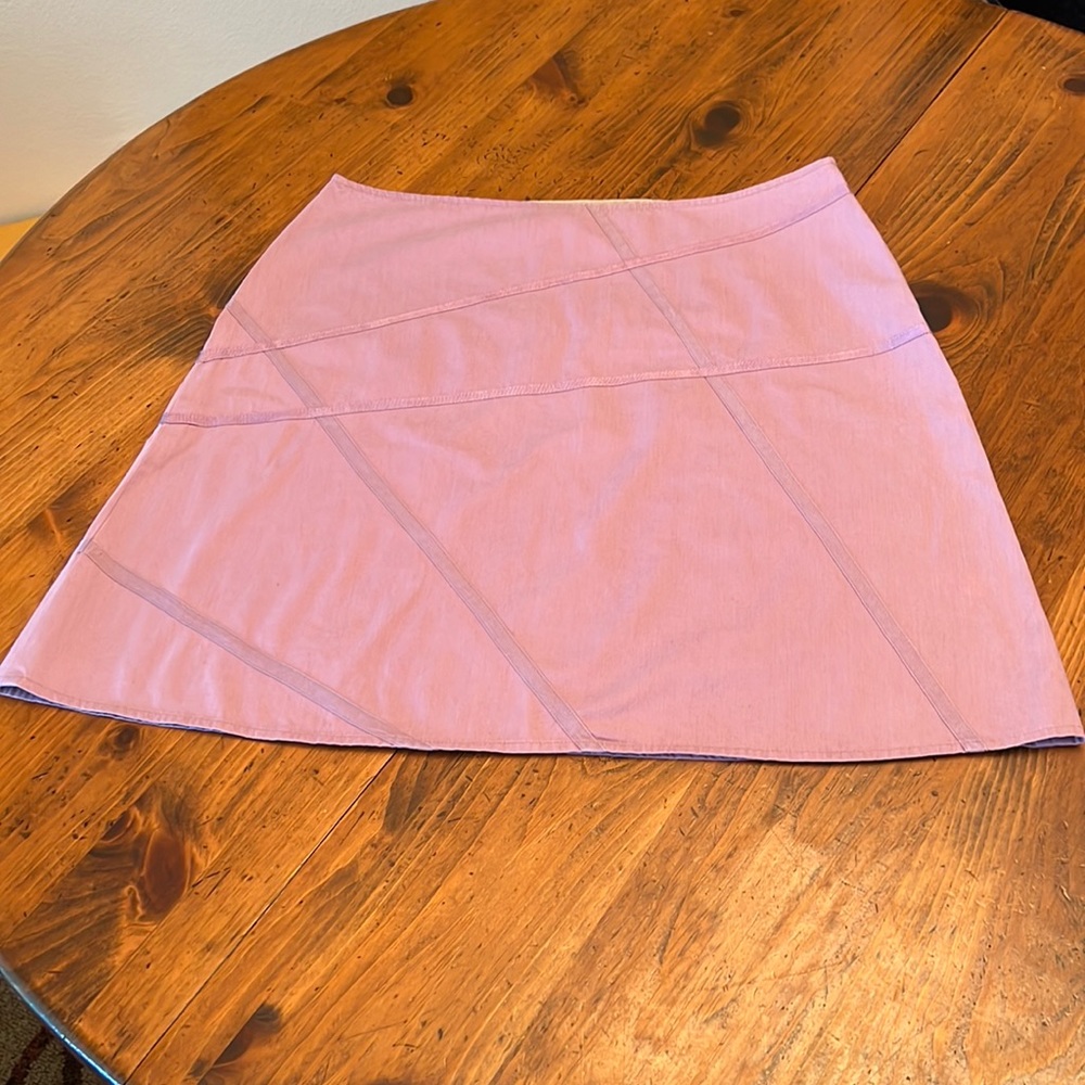 Intuitions Purple 100% Cotton Skirt Size 14